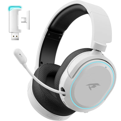 Picun G2 Wireless Gaming Headset Bluetooth 5.3 2.4G Headphones 7.1 Surround 5ms Low Latency ENC Mic for PC PS4 PS5 Phone Switch