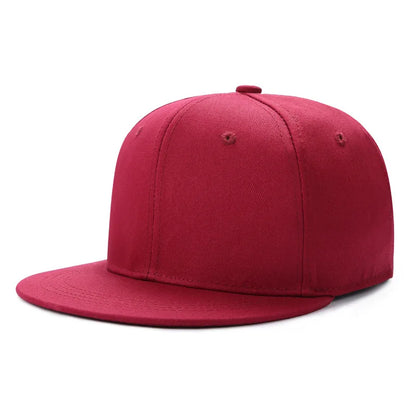 Großhandel: 40 Farben, verstellbare Snapback-Kappen mit flachem Schirm, Damen-Mode, Polyester, einfarbige Baseballmützen, Herren, Hip-Hop, unbedruckte Sportmützen