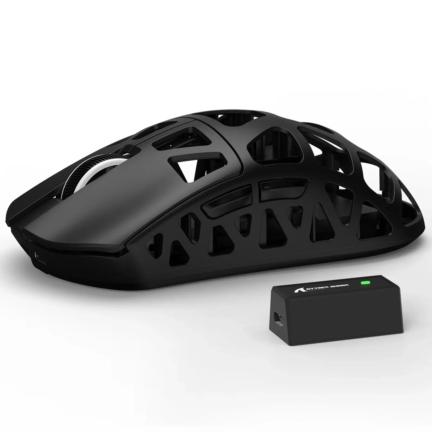 Mysz gamingowa ATTACK SHARK R3 ze stopu magnezu 8K SUPERLIGHT 8000Hz 6 regulowanych poziomów DPI do 26000 PAW3395 BT/2.4G bezprzewodowa/przewodowa