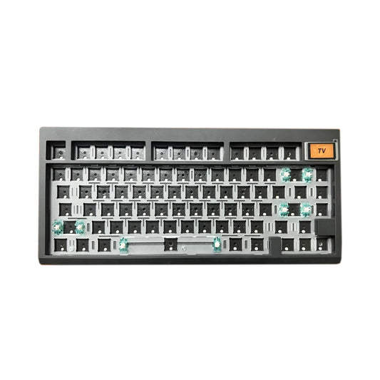 ZUOYA GMK81 Mechanical Keyboard Kit Hot-swappable Bluetooth 2.4G Wireless RGB Backlit Gasket Structure Support for
