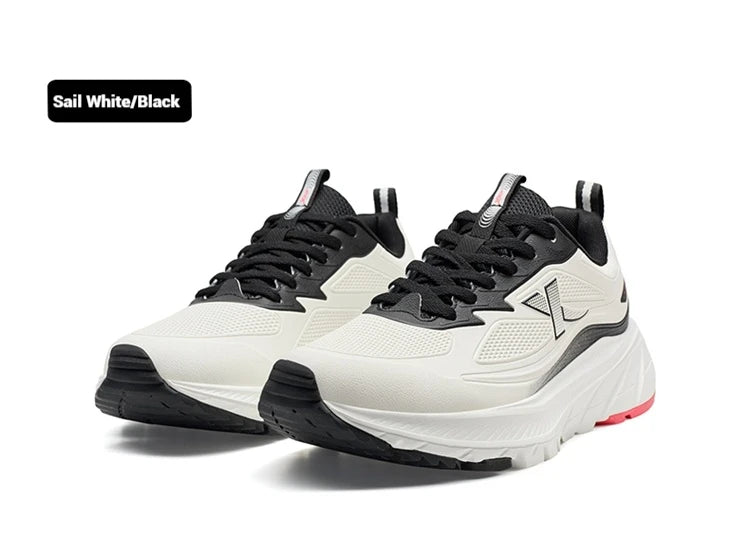Xtep Herren-Laufschuhe – leicht, atmungsaktiv, stoßdämpfend, strapazierfähig, langlebig, gepolstert – Sneaker 875419110002