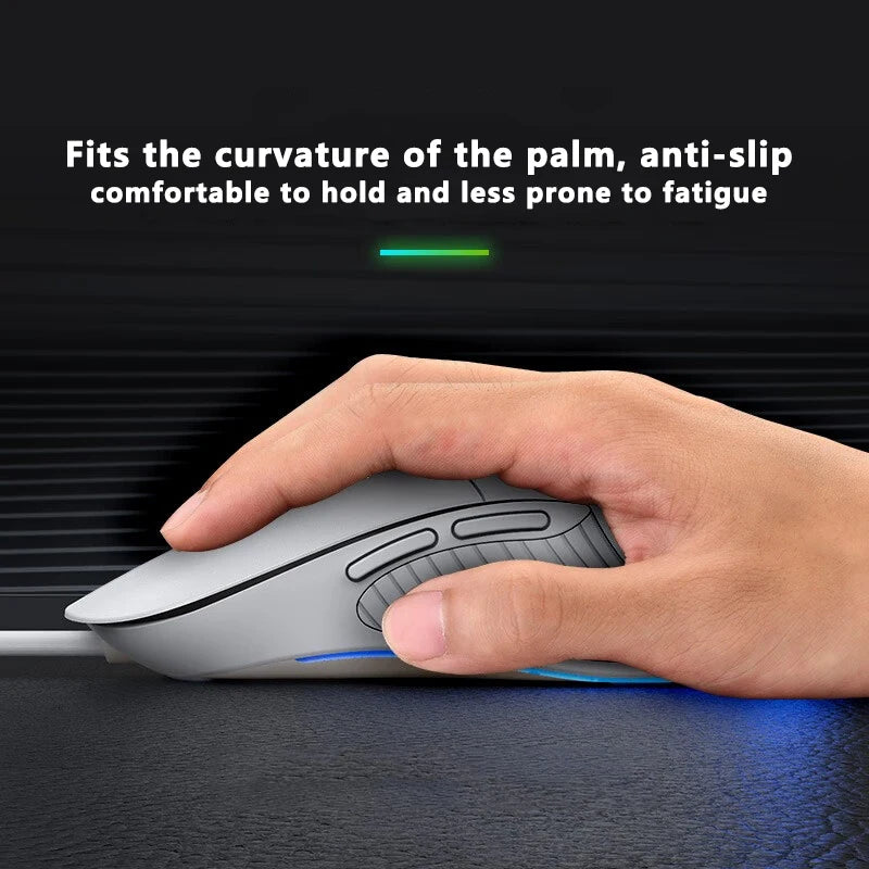 INPHIC B1 USB Wired Mouse, Silent Office Gaming Mouse for PC and Laptops