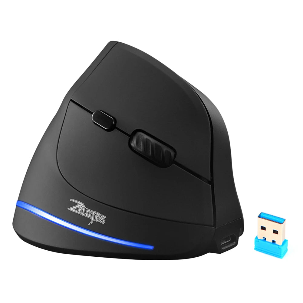 F-36 ergonomska navpična miška 2.4G+BT1+BT2, brezžična za desno in levo roko, računalniška gaming miška, optična USB miška za računalnik in prenosnik