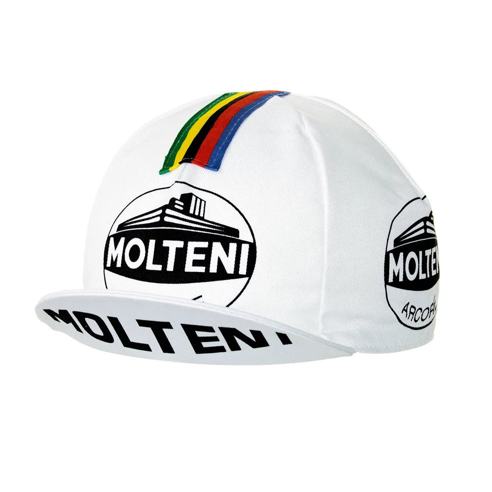 Retro Team Molteni Radmütze – atmungsaktiv, Sonnenschutz, Outdoor-Sportmütze, Unisex