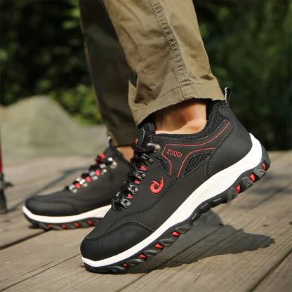 Pantofi casual din piele pentru bărbați, sneakers pentru primăvară, toamnă și iarnă, pantofi sport ușori pentru tenis și mers pe jos