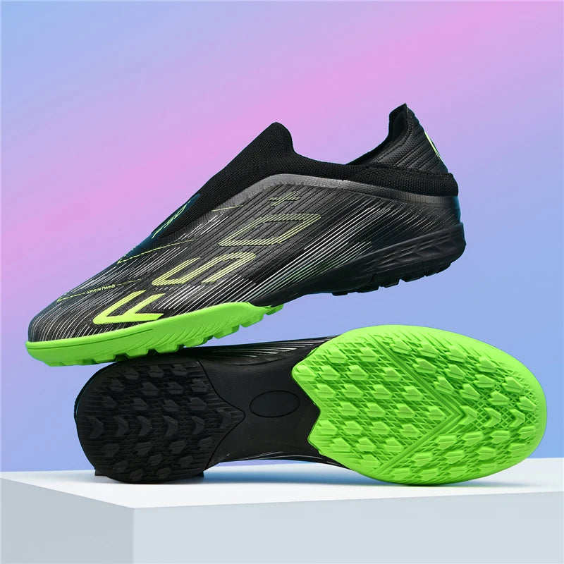 New Men's Football Boots Turf Soccer Shoes Sport Ultralight Comfortable Cleats Futsal Non Slip Fg Grass Indoor Adult Non-Slip