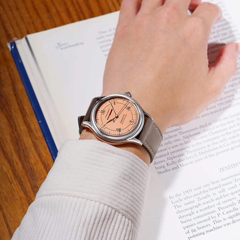 FARASUTE Luxury Men Manual Mechanical Watch Seagull Movement Power Reserve 80 Hours Sapphire Glass Stainless Steel Watch Reloj