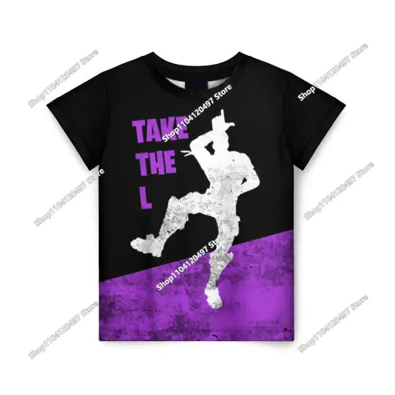 Cartoon Fortnite T Shirt 3D Printed Boys Girls Streetwear Kids Clothes Funny Tshirt O-Neck Summer Tops Birthday Gifts