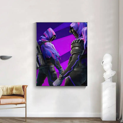 cool F-FORTNITE  high-definition poster sticker, sprucing up home and room walls, available in diverse styles.