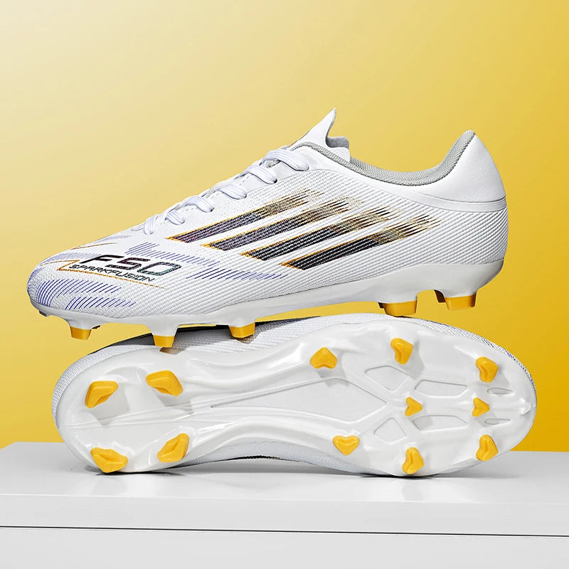 New Men Professional Football Boots Boys Soccer Shoes Sports Shoes TF/FG Match Sneakers Ankle Non-Slip Comfortable Unisex