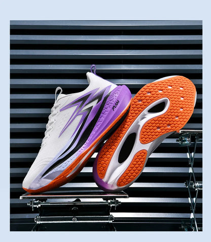 Sports Running Shoes Speciality Marathon Men Breathable Lightweight Carbon Board Women's Comfortable Athletic Nonskid Sneakers