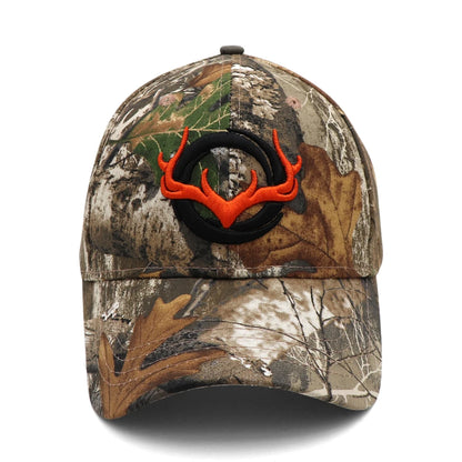 KOEP - Nouvelle casquette de baseball camouflage - Casquettes de pêche pour hommes - Chapeau de chasse camouflage pour les activités de plein air - Chapeau de jungle - Casquette de randonnée avec tête de cerf en 3D