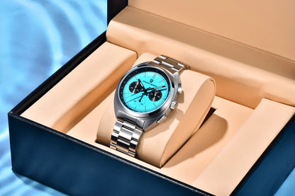 PAGANI DESIGN 2026 NEW Turtle Back Chronograph 1782 Watch for Man Fashion Men's Quartz Watch Luminous relogios masculino