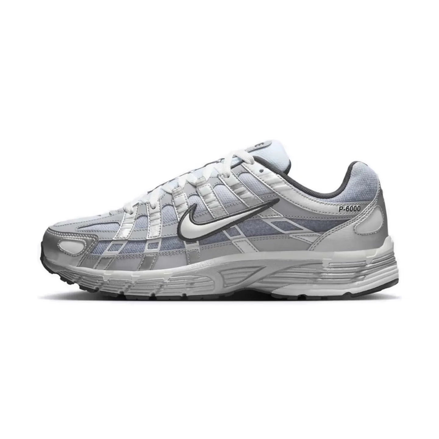 Nike P-6000 Women's Running Shoes Retro Style Premium Cushioning Lightweight Comfort for Everyday Wear BV1021-108