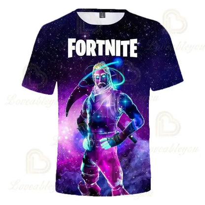 Fortnite Victory Kinderbekleidung für Jungen und Mädchen, Battle Royale 3D-Sweatshirt, Oberteile für Jungen und Mädchen, Kinder-T-Shirt, Hero-Teen-Tops