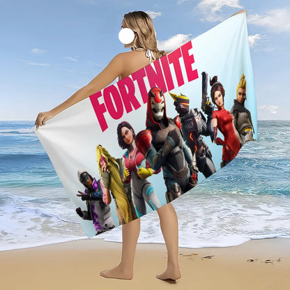 Towel Beach Bath Quick-Drying Lightweight Portable F-FORTNITES-ES Sauna Camping Swim Game Pool Travel