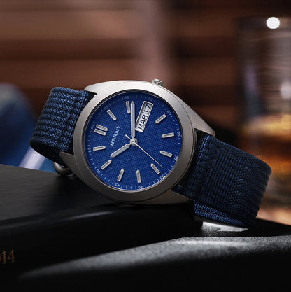 BERNY Titanium Watches for Men Date Week Calendar Sapphire Quartz Watch 38mm Super Luminous Men's Wristwatch 10ATM Lightweight
