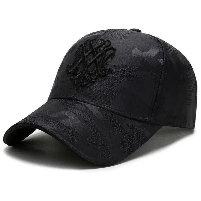 Unisex Letter Embroidery Baseball Caps Spring and Autumn Outdoor Adjustable Casual Hats Sunscreen Hat Sports Cap