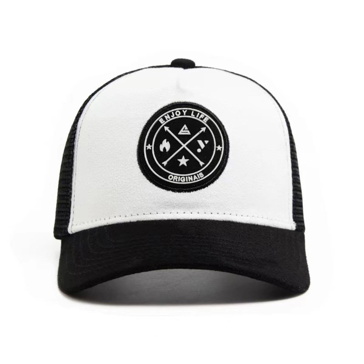 Unisex ENJOY LIFE Label Baseball Net Caps Spring and Summer Outdoor Adjustable Casual Hats Sunscreen Hat Sports Cap