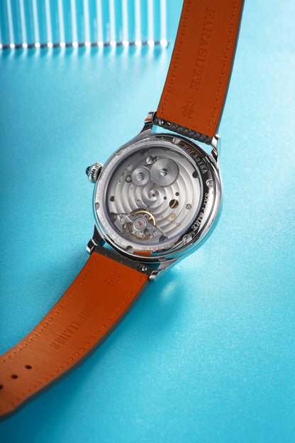 FARASUTE Luxury Men Manual Mechanical Watch Seagull Movement Power Reserve 80 Hours Sapphire Glass Stainless Steel Watch Reloj