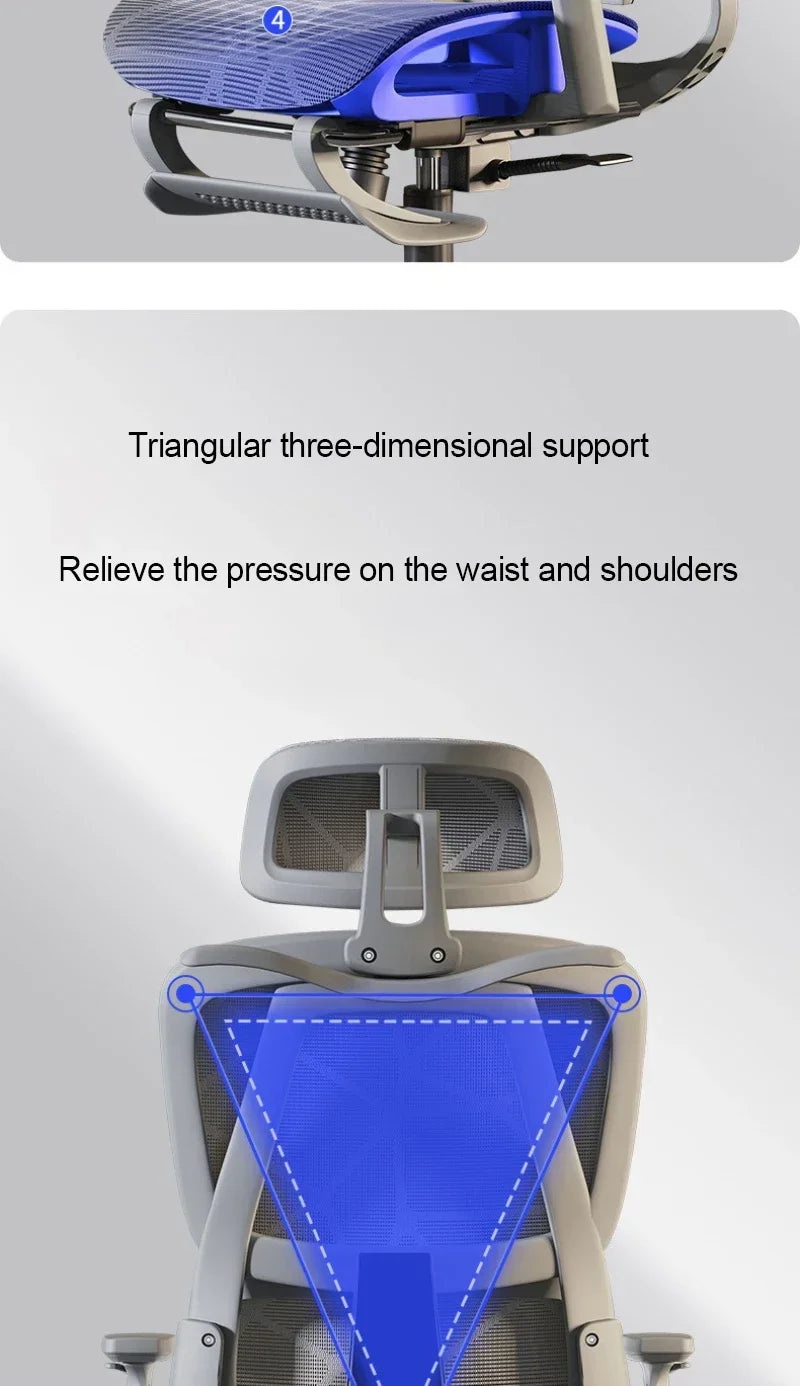 Gaming Chair Adjustable Relax Ergonomic Office Chair Study Long Sitting Cadeira Silla Gamer Office Supplies Daily Necessities