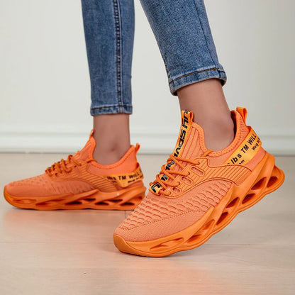 Zapatillas deportivas de moda para mujer, zapatillas con plataforma, zapatos planos de primavera-invierno, zapatillas de running para mujer, tallas grandes, 43