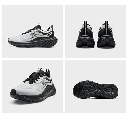 Xtep Herren-Laufschuhe – leicht, atmungsaktiv, stoßdämpfend, strapazierfähig, langlebig, gepolstert – Sneaker 875419110002