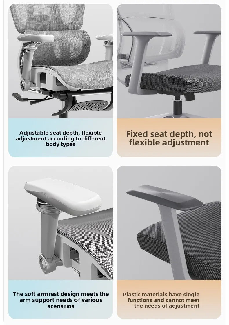 Portable Minimalist Ergonomic Chair 10D Armrest Computer Chair Office Chair Study Chair Gaming Chair Gravitysturdy and durable