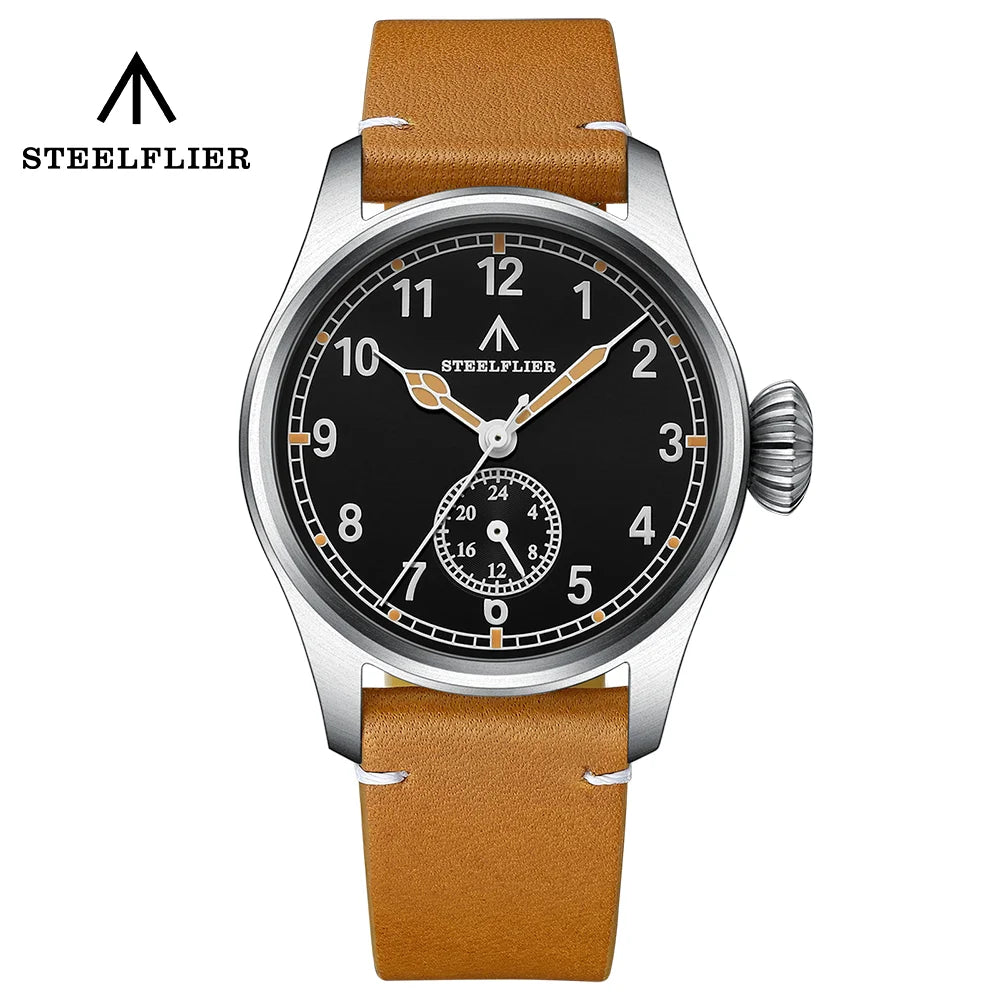 Relógio de Pulso de Quartzo de Luxo STEELFLIER Official SF746, Luminoso Suíço, Movimento Silencioso VH60, 20Bar, Impermeável, Multi-Fuso Horário