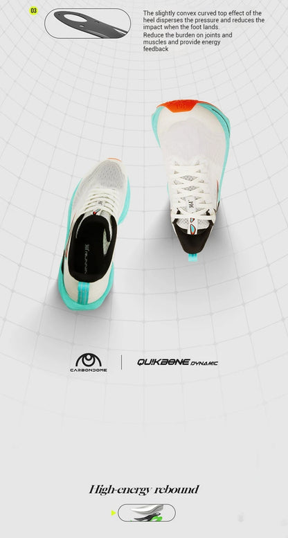 361 Degrees Flame 4.0 MIX Herren-Laufschuhe mit Carbonplatte, für Wettkämpfe und Marathon, stabiler Rückprall, verschleißfest, Herren-Sneaker 672512204