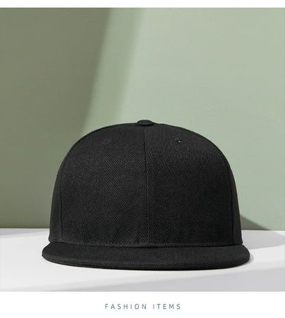 Großhandel: 40 Farben, verstellbare Snapback-Kappen mit flachem Schirm, Damen-Mode, Polyester, einfarbige Baseballmützen, Herren, Hip-Hop, unbedruckte Sportmützen