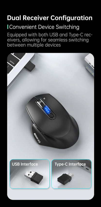 Žična USB miška z RGB-osvetlitvijo, tiha, ergonomska, z nastavljivim DPI, za namizni računalnik, prenosnik, PC, pisarno, gaming, dom in vsakodnevno delo