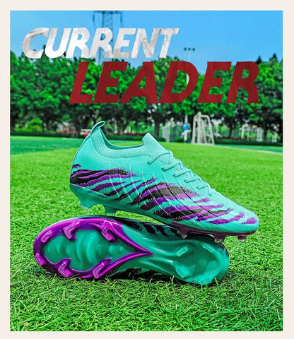 New Men's Football Boots Sport Soccer Shoes Match Unisex Ultralight Cleats Comfortable Non-Slip Outdoor Adult Grass High-quality