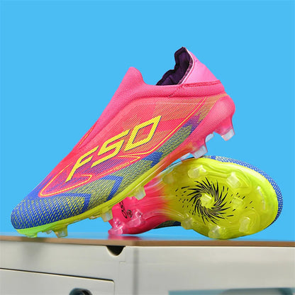 New Men's Football Boots Ultralight Sport Indoor Cleats Soccer Shoes Grass Adult Non-Slip Non Slip Fg Turf Futsal Comfortable