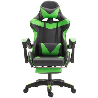 Gaming chair Gaming armchair Height Adjustable Office Chair with Adjustable Recumbent Function with Cat Ears and Pillows
