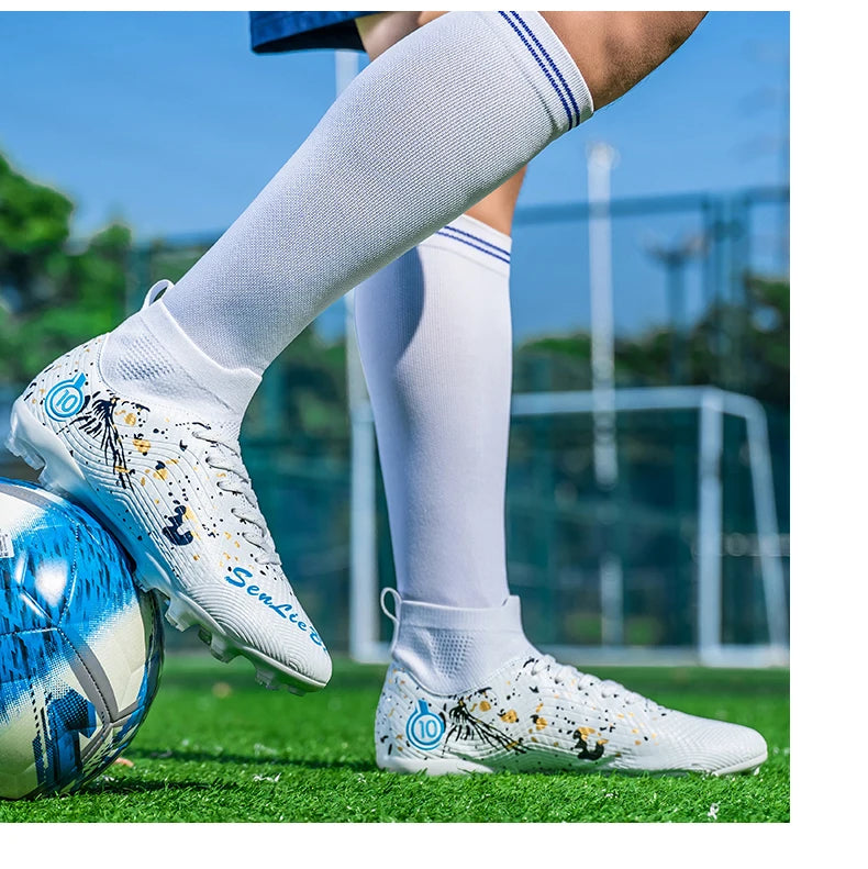 Miesten ammattilaisjalkapallokengät, luistamattomat jalkapallokengät, unisex, hengittävät, futsal-urheilu, uudet nappulakengät, drop shipping, ultrakevyet