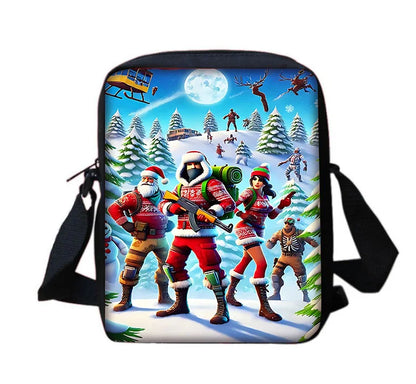 New Game Fortnite Child School Backpack with Shoulder Bag and Pencil Bags, School Bags for Boys and Girls, Best Gift