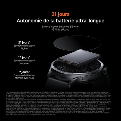 [Official] Xiaomi Watch S5 46mm | 1.48" AMOLED display with ultra-thin frames, enhanced five-system dual-band GNSS, up to 21 days of ultra-long battery life, exquisite design with a top-grade stainless steel frame