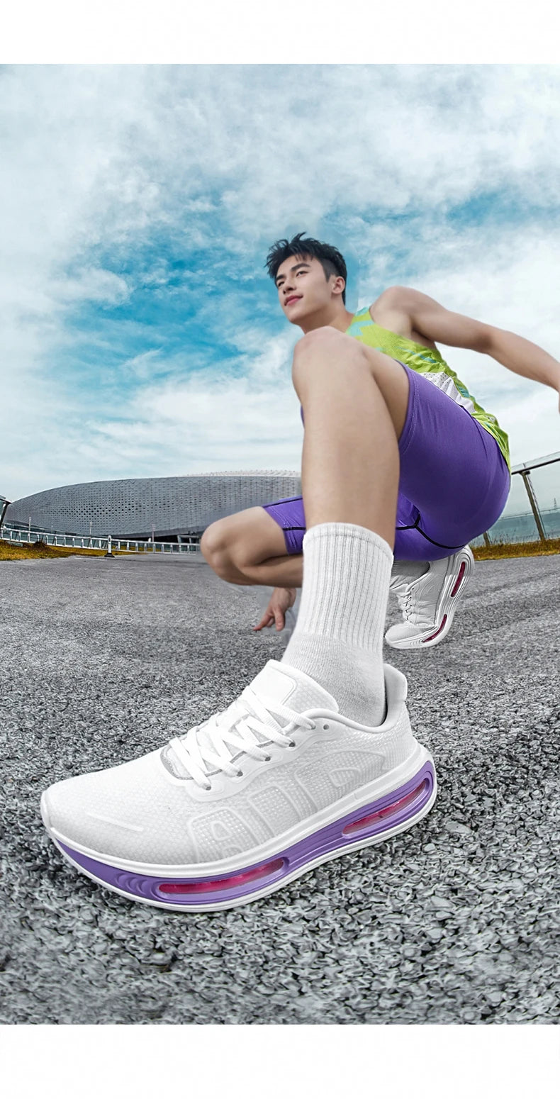 New Men Sports Running Shoes Casual Marathon Breathable Lightweight Women's Comfortable Athletic Nonskid Walking Sneakers