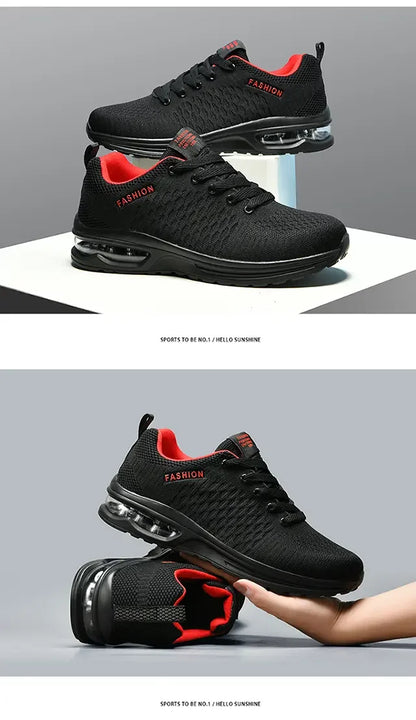 Zapatillas para hombre 2025 nuevas deportivas casuales de moda, transpirables, ligeras para running, cómodas, tallas grandes, calzado de running para hombre