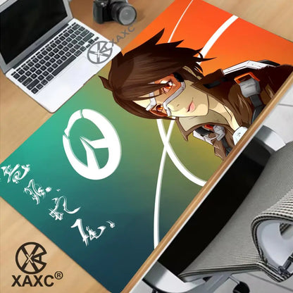 Large Game Overwatch Mouse Pad Kawaii XXL PC Computer Desk Mat Gamer Office Carpet Keyboard Table GamingAccessories MousepadXAXC