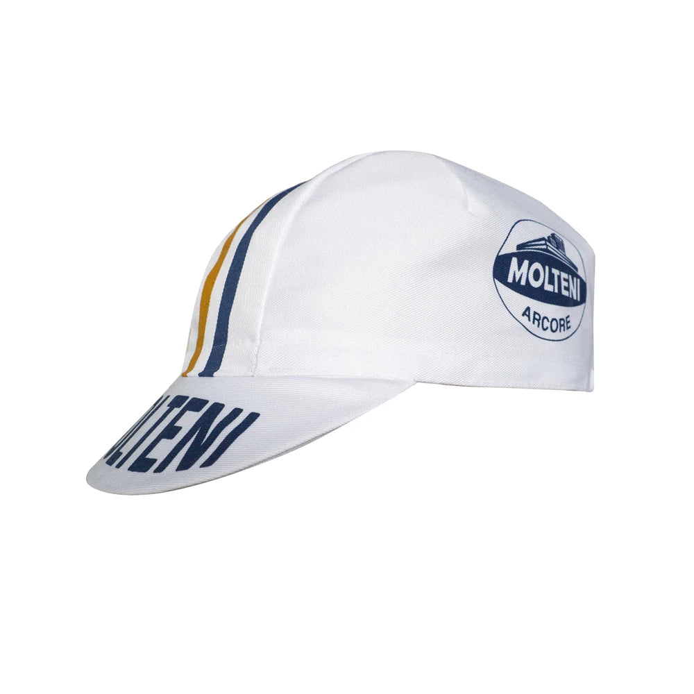 Retro Team Molteni Radmütze – atmungsaktiv, Sonnenschutz, Outdoor-Sportmütze, Unisex