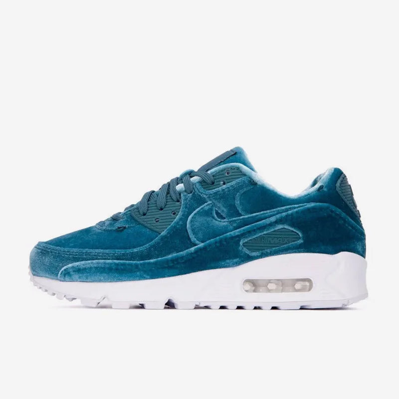 Chaussures de sport Nike Authentic Air Max 90 Blue Velvet pour femme avec amorti à air DO2194-001