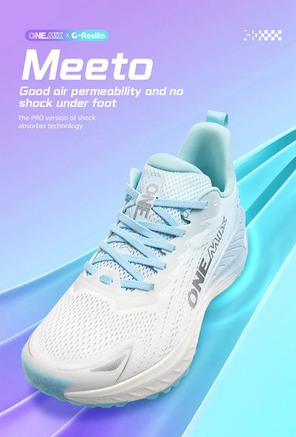 ONEMIX Sapatilhas de Running Casuais Respiráveis de Verão, Sapatilhas de Jogging Leves para Homem e Mulher, Calçado de Ginásio e Outdoor com Amortecimento para Desporto