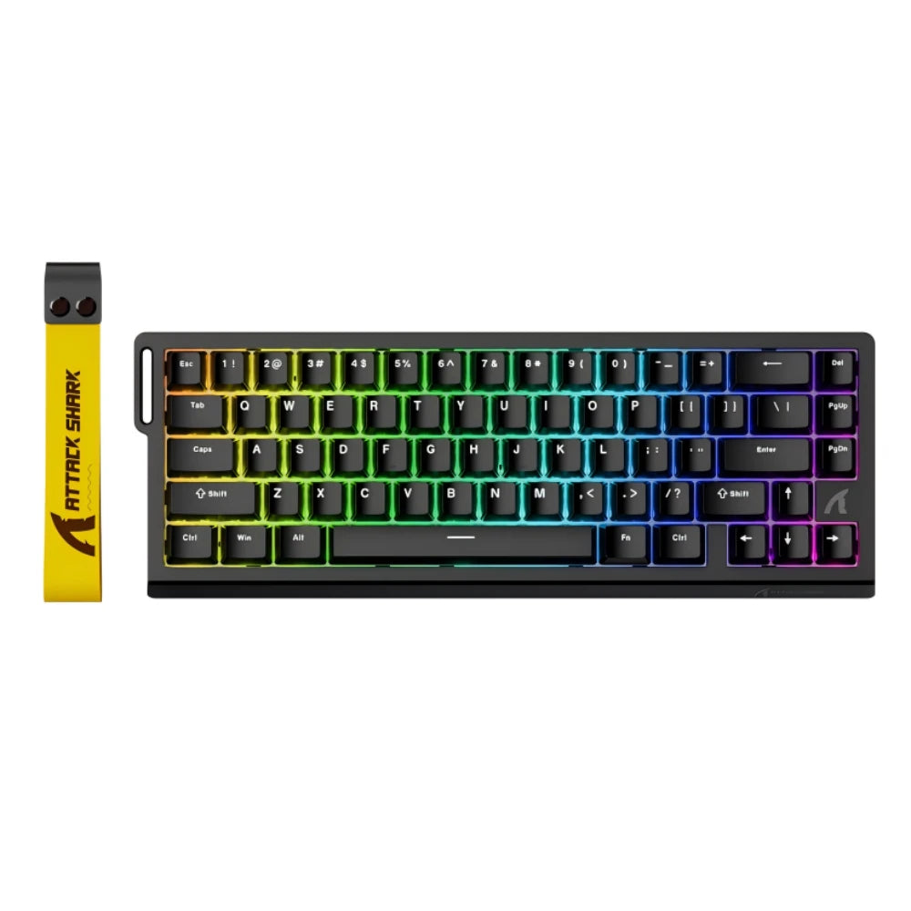 Attack Shark X68 HE Gaming Keyboard - Magnetic Mechanical, 0.01ms Rapid Trigger, 8000Hz Polling, Wired, 128K Ultra-Long Life