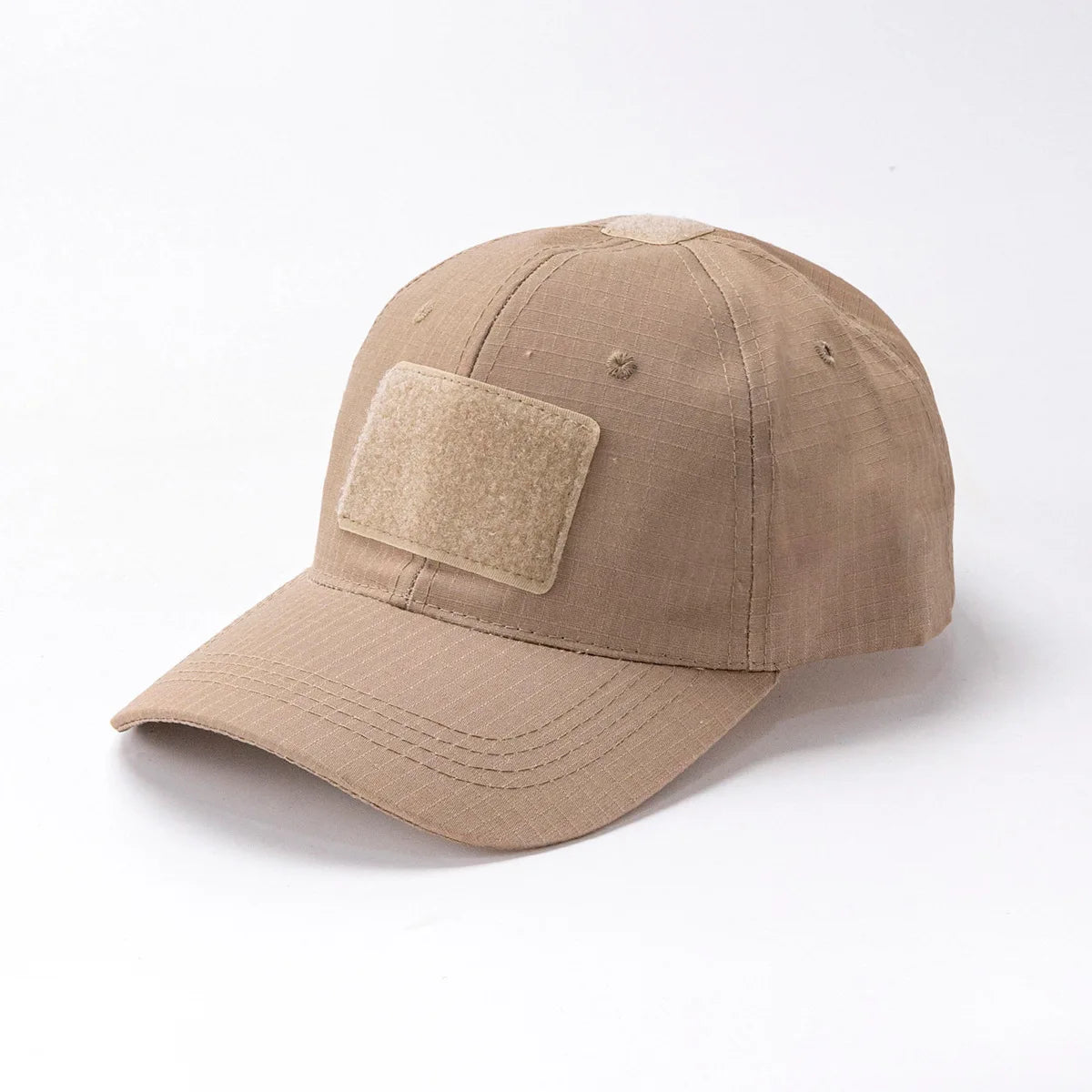Spring Camo Baseball Cap - Tactical Military Snapback with Hook & Loop Patch Unisex Breathable Sun Hat Outdoor UV Protection
