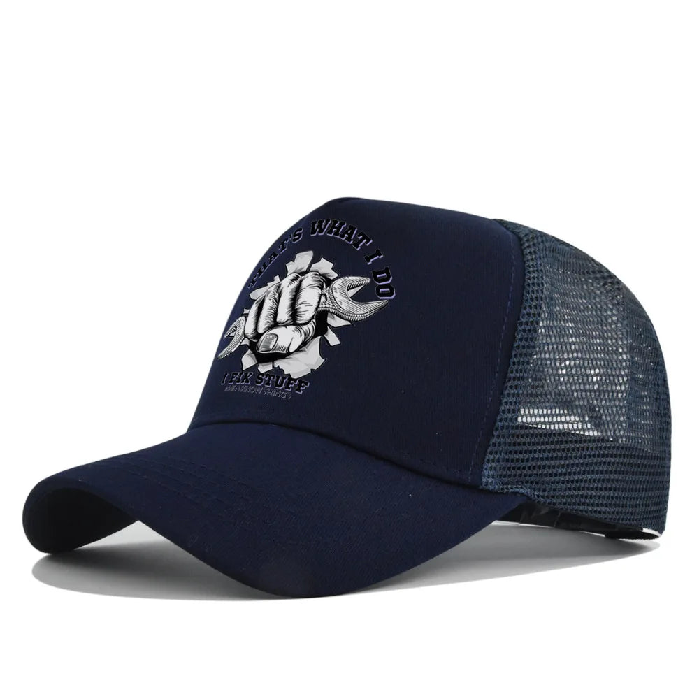 Mode Frühjahr/Sommer Bedruckte Netz-Baseballkappe, atmungsaktiv, Gorras, mit individuellem LOGO für Männer, Frauen und Paare, Schirmkappe, Casquette