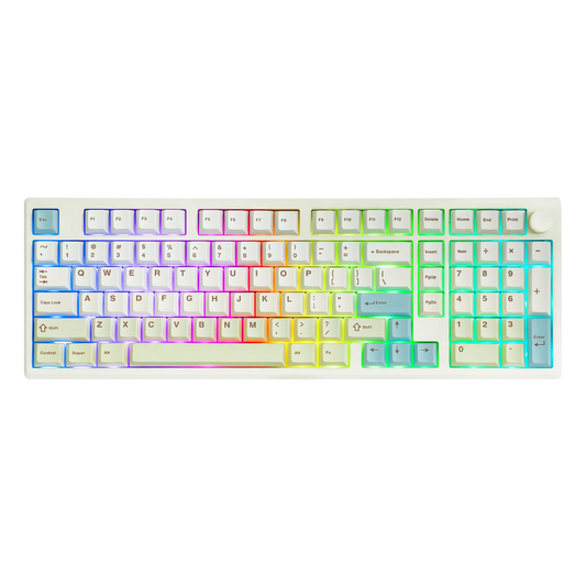 EPOMAKER Galaxy100 Lite QMK/VIA 96% ANSI US Layout Hot-Swap Wired/2.4GHz/BT Wireless 1800 Aluminum Gasket Mechanical Keyboard