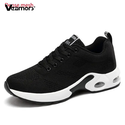 Zapatillas de running para mujer, zapatillas deportivas informales transpirables, ligeras, para gimnasio y deporte al aire libre, cómodas
