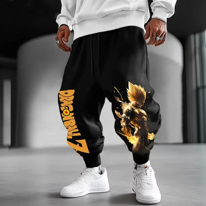 Dragon Ball Men's Pants Sportswear Broly Spring Autumn and Winter Japan Anime Jogger Pants Y2k Harajuku Fashion Cotton Trousers